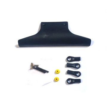 PÁRA-CHOQUE E HASTES DE DIREÇÃO + PEÇAS PARA AUTOMODELO CITROËN XSARA SALVAT FASCÍCULO 54